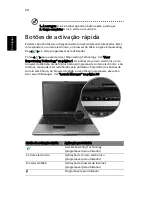 Preview for 34 page of Acer TravelMate 5100 (Portuguese) Manual Do Utilizador