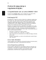 Preview for 72 page of Acer TravelMate 5100 (Portuguese) Manual Do Utilizador