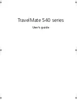 Предварительный просмотр 1 страницы Acer TravelMate 540 Series User Manual