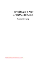 Предварительный просмотр 23 страницы Acer TravelMate 5740 Series Quick Manual