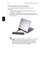 Preview for 62 page of Acer TravelMate 6000 Manual Del Usuario