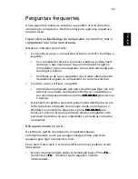 Preview for 71 page of Acer TravelMate 8000 Manual Do Utilizador