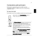 Preview for 3 page of Acer TravelMate 8100 (Portuguese) Manual Do Utilizador