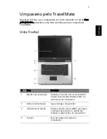 Preview for 11 page of Acer TravelMate 8100 (Portuguese) Manual Do Utilizador