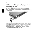 Preview for 34 page of Acer TravelMate 8100 (Portuguese) Manual Do Utilizador