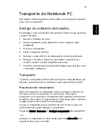 Preview for 39 page of Acer TravelMate 8100 (Portuguese) Manual Do Utilizador