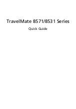 Предварительный просмотр 3 страницы Acer TravelMate 8571G Quick Manual