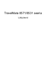 Preview for 245 page of Acer TravelMate 8571G Quick Manual