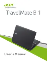 Preview for 1 page of Acer TravelMate B1 User Manual