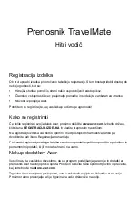 Предварительный просмотр 199 страницы Acer TravelMate Quick Manual