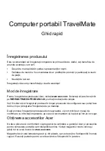 Предварительный просмотр 221 страницы Acer TravelMate Quick Manual