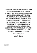 Preview for 1 page of Acer UL6500 User Manual