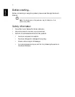 Preview for 4 page of Acer Universal USB 2.0 Docking Station User Manual