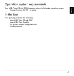 Preview for 3 page of Acer USB Type-C Dock D501 User Manual