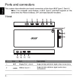 Preview for 4 page of Acer USB Type-C Dock II User Manual
