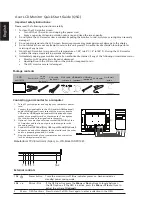 Acer UT220HQL Quick Start Manual предпросмотр