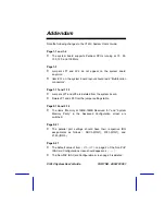 Preview for 1 page of Acer V12LC Addendum