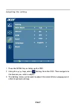 Preview for 18 page of Acer V185HL Manual