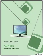 Acer V193HQ Brochure & Specs preview