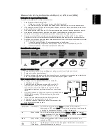 Предварительный просмотр 5 страницы Acer V193W - bm - 19" LCD Monitor Quick Start Manual