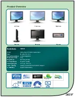 Предварительный просмотр 3 страницы Acer V203H Brochure & Specs