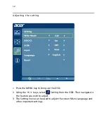 Preview for 24 page of Acer V276HL User Manual