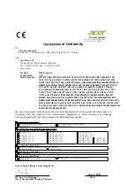 Preview for 62 page of Acer V35X User Manual