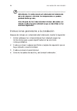 Предварительный просмотр 44 страницы Acer Veriton 2800 Guía Del Usuario