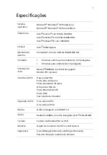 Предварительный просмотр 11 страницы Acer Veriton 2800 Manual Do Utilizador