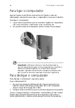 Предварительный просмотр 34 страницы Acer Veriton 2800 Manual Do Utilizador