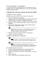 Предварительный просмотр 49 страницы Acer Veriton 2800 Manual Do Utilizador