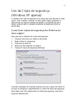 Предварительный просмотр 61 страницы Acer Veriton 2800 Manual Do Utilizador