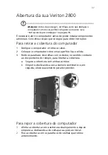 Preview for 45 page of Acer Veriton 2800 (Portuguese) Manual Do Utilizador