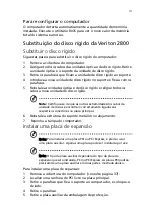 Preview for 49 page of Acer Veriton 2800 (Portuguese) Manual Do Utilizador