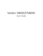 Предварительный просмотр 1 страницы Acer Veriton 5600 series User Manual