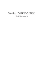 Acer Veriton 5600D Guía Del Usuario предпросмотр