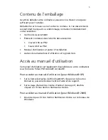 Предварительный просмотр 11 страницы Acer Veriton 5600GT (French) Manuel D'Utilisation
