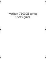 Preview for 1 page of Acer Veriton 7500GE Series User Manual