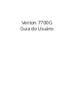 Preview for 1 page of Acer Veriton 7700G Guia Do Usuário