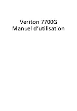 Preview for 1 page of Acer Veriton 7700G Manuel D'Utilisation