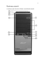 Предварительный просмотр 17 страницы Acer Veriton 7700G Manuel D'Utilisation