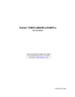 Предварительный просмотр 1 страницы Acer Veriton 7900Pro Service Manual