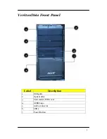 Предварительный просмотр 14 страницы Acer Veriton D461 Service Manual