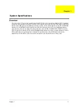 Предварительный просмотр 7 страницы Acer Veriton FP2 Service Manual