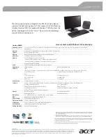 Preview for 2 page of Acer Veriton Hornet N260G Specifications