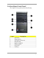 Предварительный просмотр 15 страницы Acer Veriton M420 Service Manual