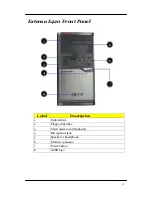 Предварительный просмотр 19 страницы Acer Veriton M420 Service Manual