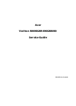 Acer Veriton M490 Service Manual предпросмотр