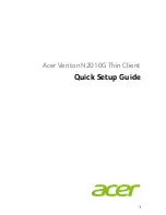 Предварительный просмотр 3 страницы Acer Veriton N2010G Thin Client Quick Setup Manual