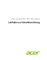 Preview for 17 page of Acer Veriton N2110G Quick Setup Manual